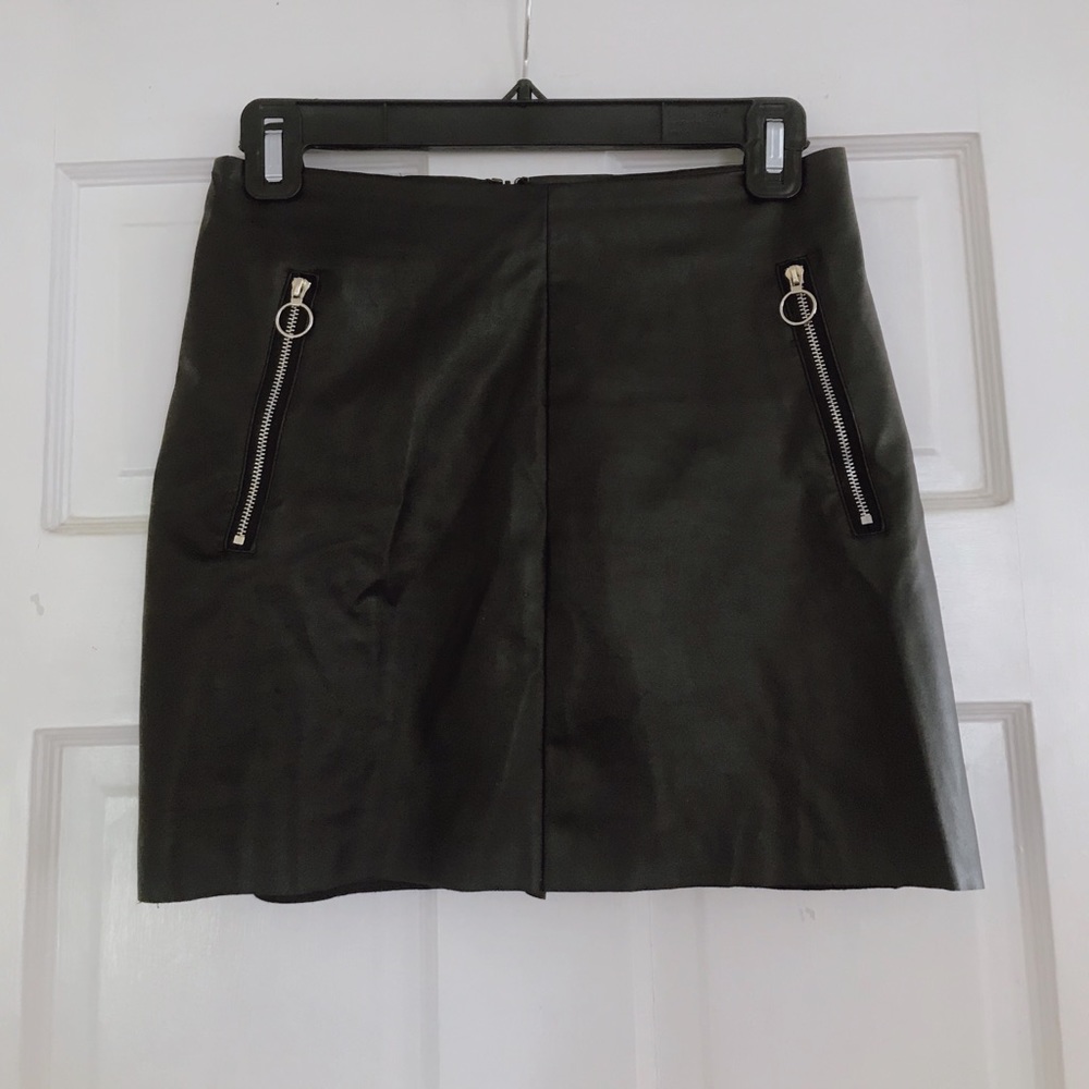 Shein Faux Leather Skirt